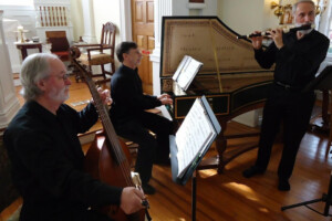 Barockmusiker spielen Barockmusik