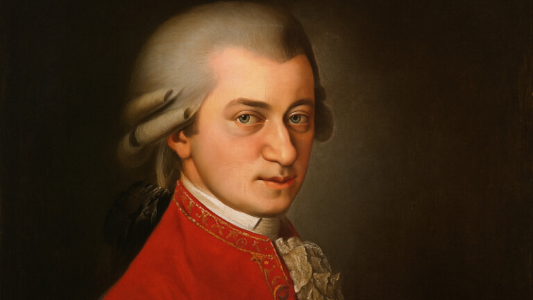 Zeitgenössisches Porträt von Mozart