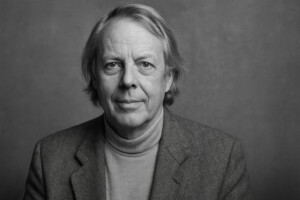 Porträt von Karlheinz Stockhausen (KI-generiert)