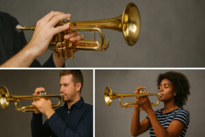 Collage mit Trompetisten