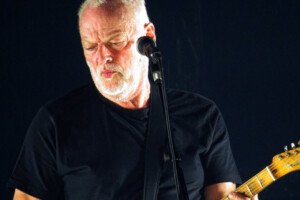 David Gilmour, onstage at Royal Albert Hall, London, October 2015