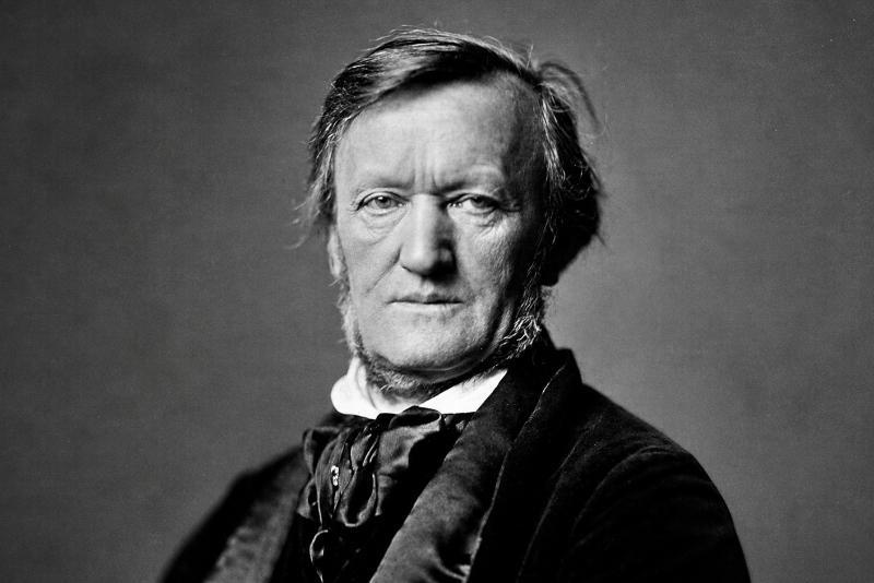 Richard Wagner (1871), Photographie von Franz Hanfstaengl