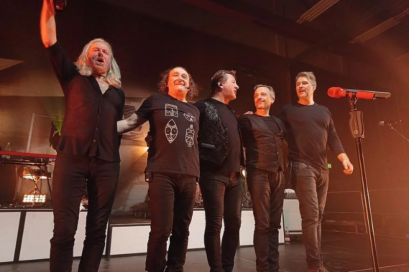 Die Band Karat beim ersten Konzert in der neuen Besetzung im Jahr 2023.